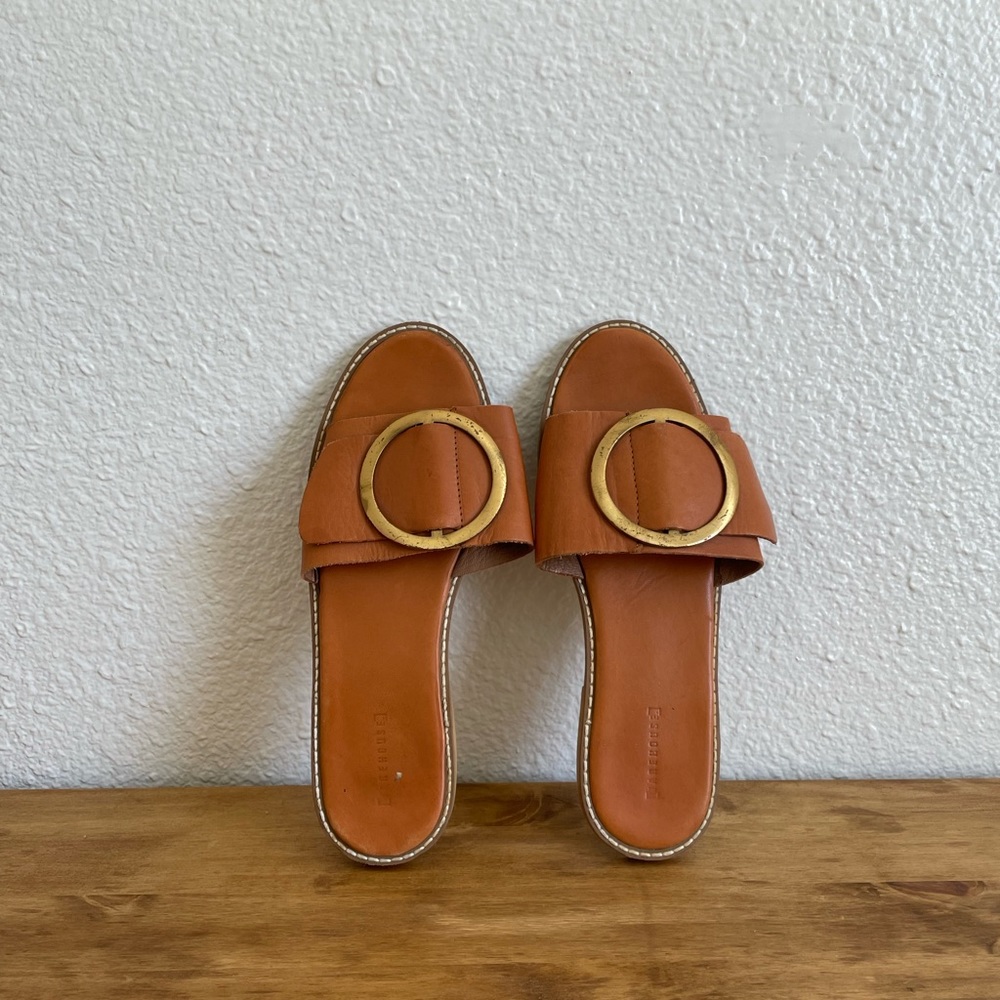 Leather Slides